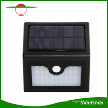 L&#39;énergie solaire imperméable PIR LED Wall Mount jardin rue lumière 28 PCS lampes Motion Sensor lampe de sécurité Dim-Mode 2200mAh batterie